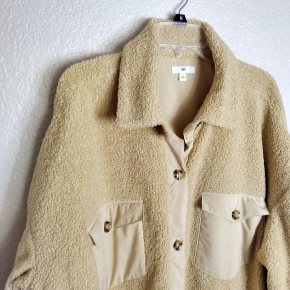 Nordstrom BP. Textured TEDDY Bear Shirt Jacket sz 2X - Picture 3 of 9